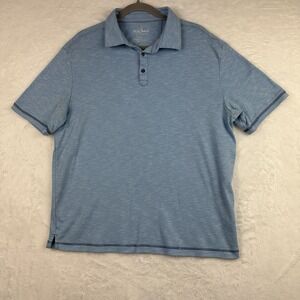 Nat Nast Short Sleeve Polo Mens Shirt L Light Blue Luxury Originals